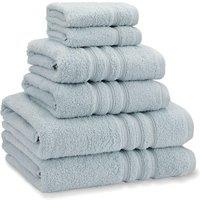 Catherine Lansfield 'Zero Twist' Cotton 6 Piece Towel Bale in Duck Egg Blue