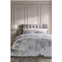 Catherine Lansfield 'Dramatic Floral' Duvet Set in Grey | Size: Single
