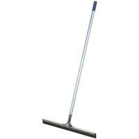 Loops 600mm Rubber Blade Floor Squeegee - Aluminium Handle - Metal Support Beam
