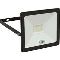 Loops Extra Slim Floodlight with Wall Bracket - 20W SMD LED - IP65 Rated - 1700 Lumens