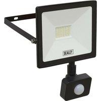 Loops Extra Slim Floodlight with PIR Sensor - 20W SMD LED - IP65 Rated - 1700 Lumens