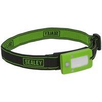 Loops Green Rechargeable Head Torch - Adjustable Band - Automatic Sensor - 2W COB LED