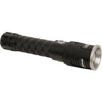 Loops Rechargeable Aluminium Torch - 10W LED - Adjustable Focus Flashlight