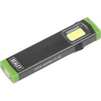 Loops Mini Aluminium Hand Torch - 3W COB LED - Rechargeable - 2 Brightness Settings
