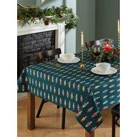 Catherine Lansfield 'Christmas Nutcracker' 137x229cm Table Cloth in Green | Size: 137x229 cm