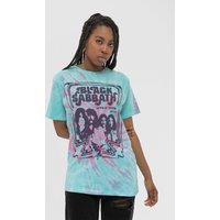 Black Sabbath World Tour 78 Tie Dye T-Shirt in Green | Size: XL