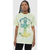 Guns N Roses Use Your Illusion Tour Dip Dye Wash T-Shirt in Green | Size: XL