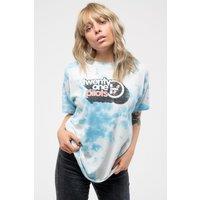 Twenty One Pilots Vintage Block Holiday Dip Dye T-Shirt in White | Size: XL