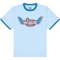 Run DMC Hollis Crew Ringer T-Shirt in Blue | Size: Large