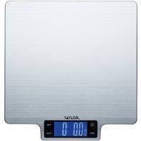 Taylor Large Platform Digital Dual 10Kg Kitchen Scale in Silver