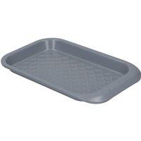 MasterClass Smart Ceramic Non-Stick Baking Tray, Carbon Steel, 23 x 15cm in Grey | Size: 23 x 15 cm