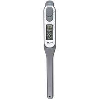 Taylor Pro Digital Waterproof Precision Thermometer, Blister packed in Grey