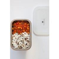 MasterClass Food Storage Container with Lid 1000ml, Microwave Safe in Grey
