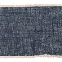 Creative Tops Jute Placemats, Rectangular Blue, 22cm x 19cm, Set of four in Navy | Size: 22 cm x 19 cm
