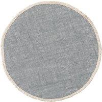 Creative Tops Jute Placemats, Round Grey, 34cm, Set of four in Grey