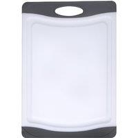 MasterClass Anti-Microbial Non-Slip Chopping Board, Medium in White