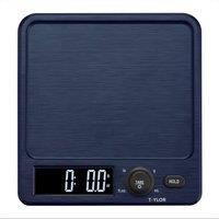 Taylor Antimicrobial Large Display Kitchen Scales in Black