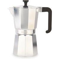 La Cafetiere Venice 9 Cup Aluminium Espresso Coffee Maker, Silver, 470ml in Silver