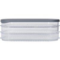 MasterClass Deli Food Storage Box with 3x Compartments in Clear