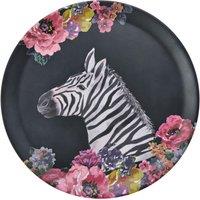 Mikasa Wild at Heart Zebra Round Tray, 36cm