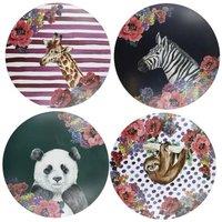 Mikasa Set of 4 Wild At Heart Cork Backed Round Placemats 25cm