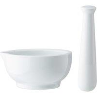Mikasa Chalk Porcelain Pestle & Mortar, White
