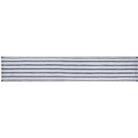 Mikasa Navy Stripe Cotton & Linen Table Runner, 230 x 34cm in Blue | Size: 230 x 34 cm