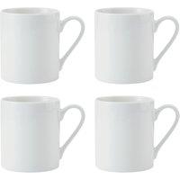 Mikasa Egret China Mugs, Set of 4, 380ml, White