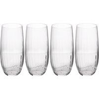 Mikasa Treviso Crystal Highball Glasses, Set of 4, 400ml in Clear