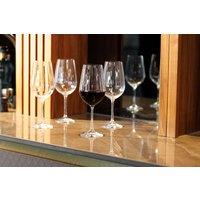 Mikasa Treviso Crystal Red Wine Glasses Set of 4 - 600ml Dishwasher Safe in Clear