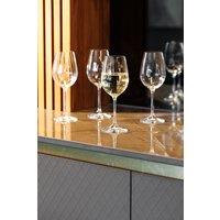 Mikasa Wine Glasses Set of 4 x 350ml Dishwasher Safe in Clear