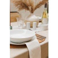 Mikasa Chalk Porcelain Pasta Bowls, Set of 4, 23cm, White