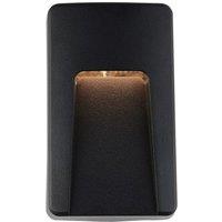 Loops Vertical Outdoor IP65 Pathway Guide Light - Indirect CCT LED - Black ABS Plastic