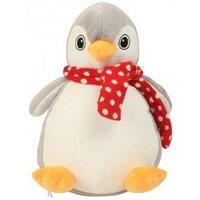 Mumbles Zippie Penguin Soft Toy in Grey