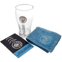 Manchester City FC Official Mini Bar Set in Mid Navy