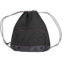 Bagbase Athleisure Water Resistant Drawstring Sports Gymsac Bag Pack of 2 in Black