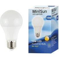 ValueLights E27 Pack of 8 10W Standard Warm White LED Bulbs