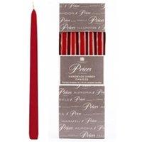 Prices Candles Venetian Candles (Pack Of 10) in Red