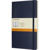 Moleskine Classic L Soft Cover Ruled Notebook in Dark Blue