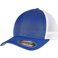 Flexfit Omnimesh Mesh Two Tone Cap in Mid Blue | Size: Large/XL