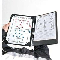 Precision Pro Soccer Coaches Tactics Folder in Black