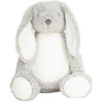Mumbles Zippie Bunny Plush Toy in Grey