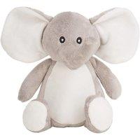 Mumbles Printme Mini Elephant Plush Toy in Grey | Size: Medium
