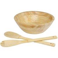 Seasons Argulls Salad Bowl Set in Light Brown