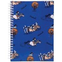 Hy Thelwell Collection Jumps Notebook in Blue