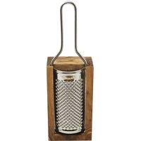 Verano Spanish Ceramics Olive Wood Natural Grained Rustic Grater w/ Box (Diam) 15cm