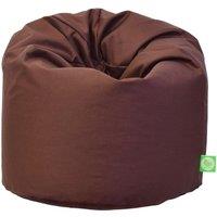Bean Lazy Cotton Twill Chocolate Brown Bean Bag Large Size