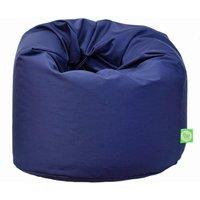 Bean Lazy Cotton Twill Navy Blue Bean Bag Large Size in Dark Blue