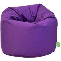 Bean Lazy Cotton Twill Purple Bean Bag Large Size