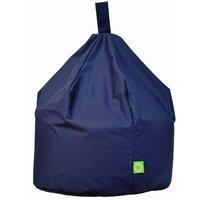 Bean Lazy Cotton Twill Navy Blue Bean Bag Child Size in Dark Blue | Size: Small